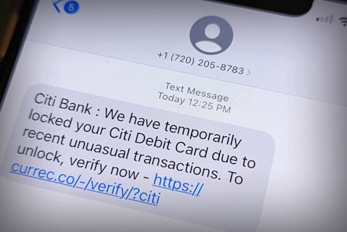 Citibank Text Message Scam: Locked Debit Card Alert Is Fake