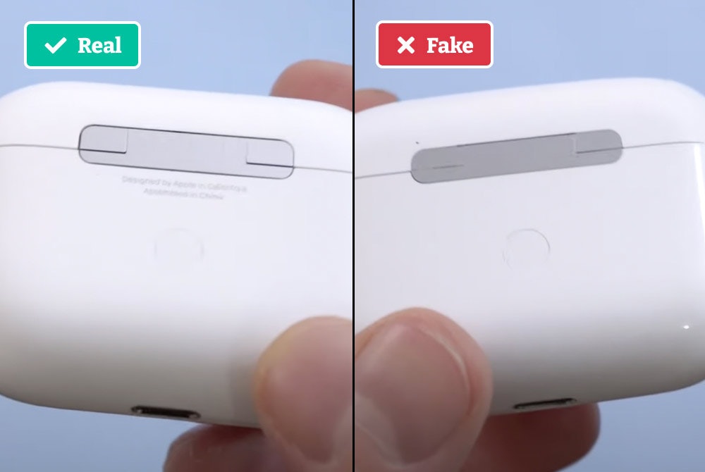 Real vs. AirPods Pro 9 to Tell Difference | Verified.org