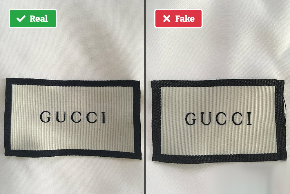 Fake vs real Gucci inner dust bag