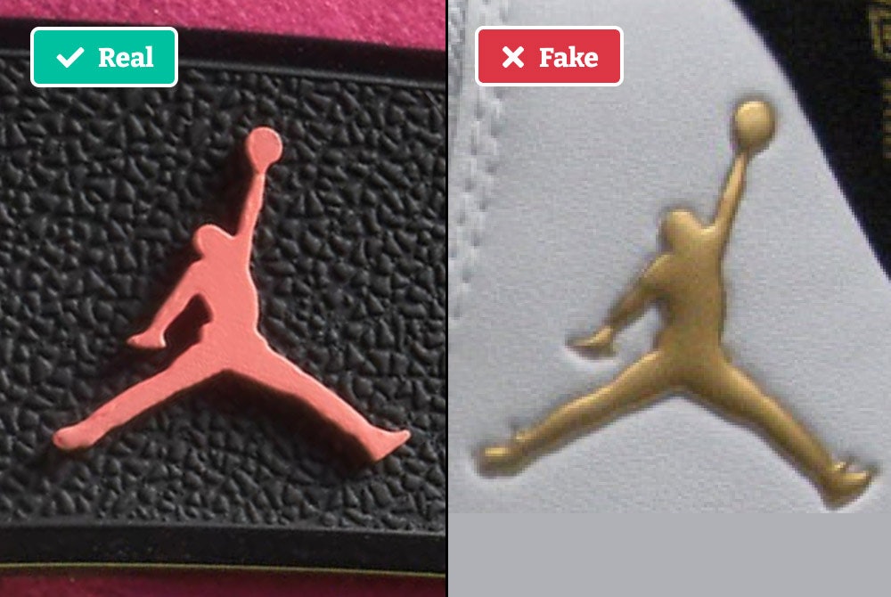 Fake Jordans vs real ones
