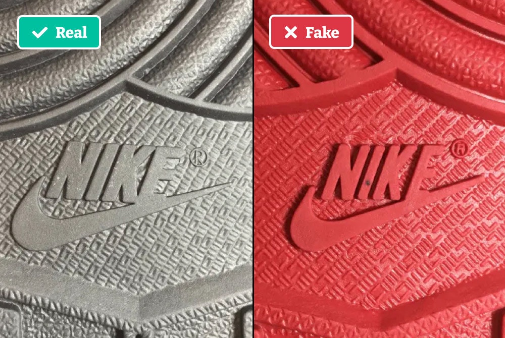 How would you know if your Air Jordan is fake? You can tell by the logo