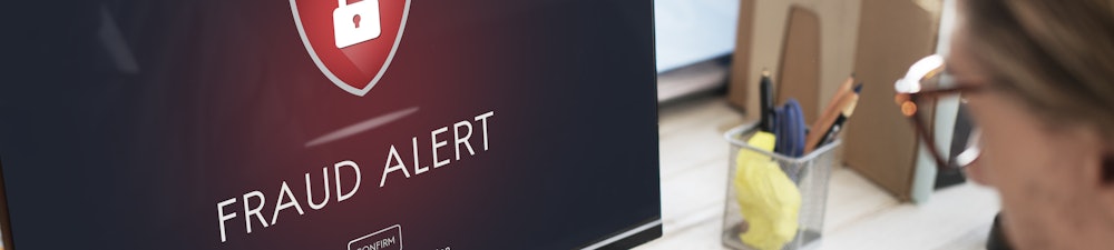Fraud alert for online scam