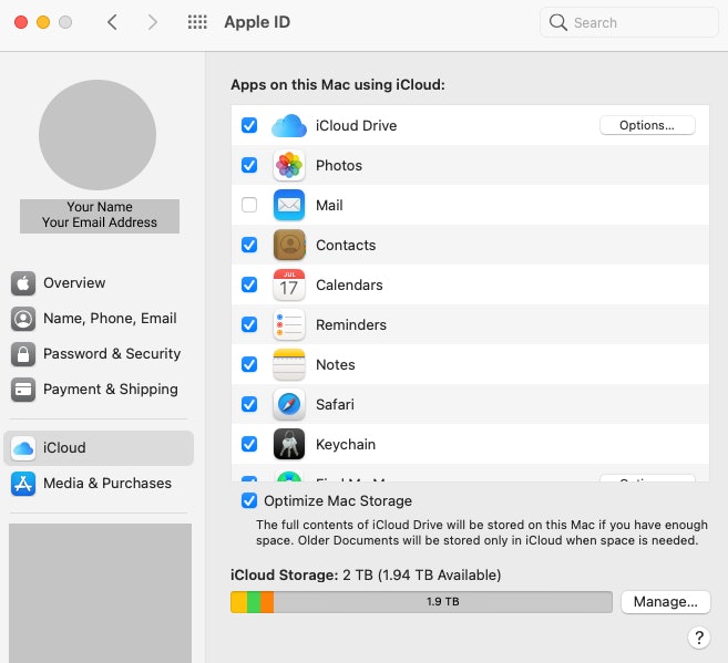 backup files on a mac