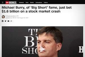 Don't Be Spooked by Michael Burry's Bet Against the Market. The Reporting is Mostly Wrong
