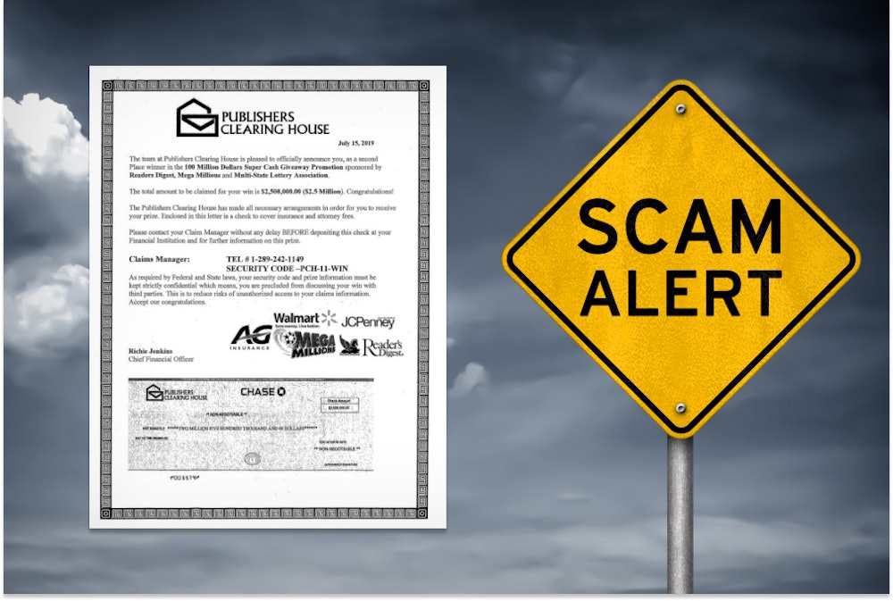 Publishers Clearing House Scam Mail: Red Flags