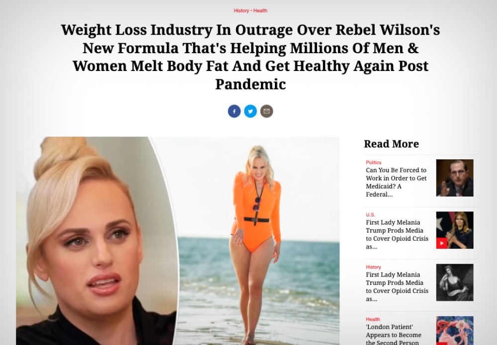 Rebel Wilson Keto Pills Gummies Aren t Real It s a Scam